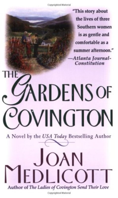 Book cover for "The Gardens of Covington" by Joan Medlicott