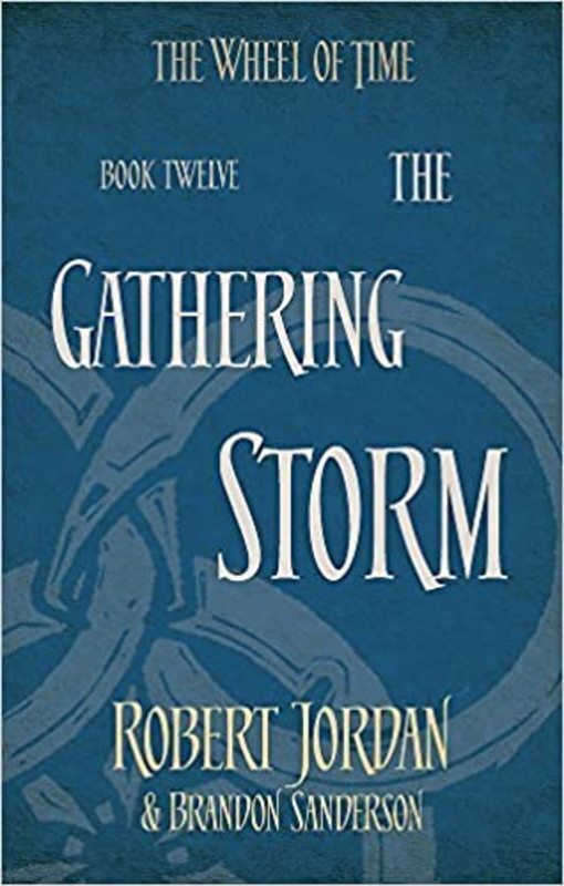 Book cover for "The Gathering Storm" by Brandon Sanderson