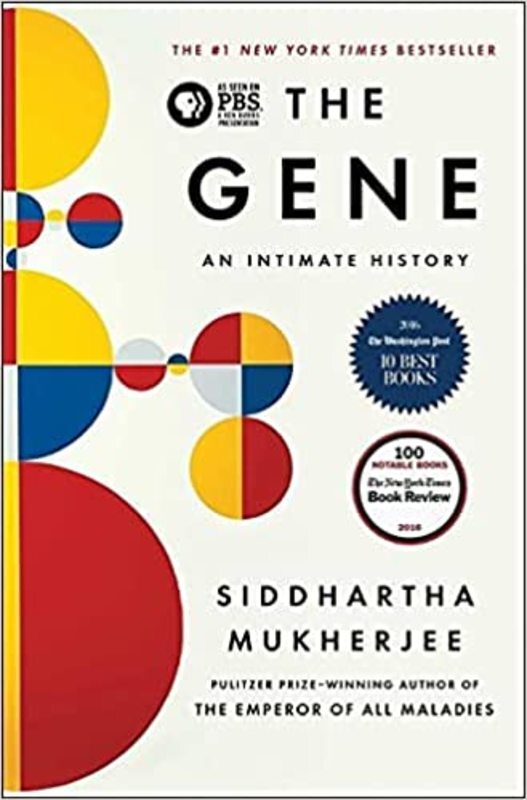 Book cover for "The Gene" by Siddhartha Mukherjee