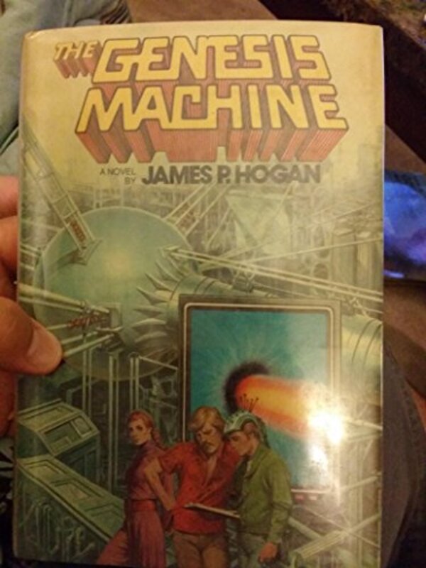Book cover for "The Genesis Machine" by James P Hogan