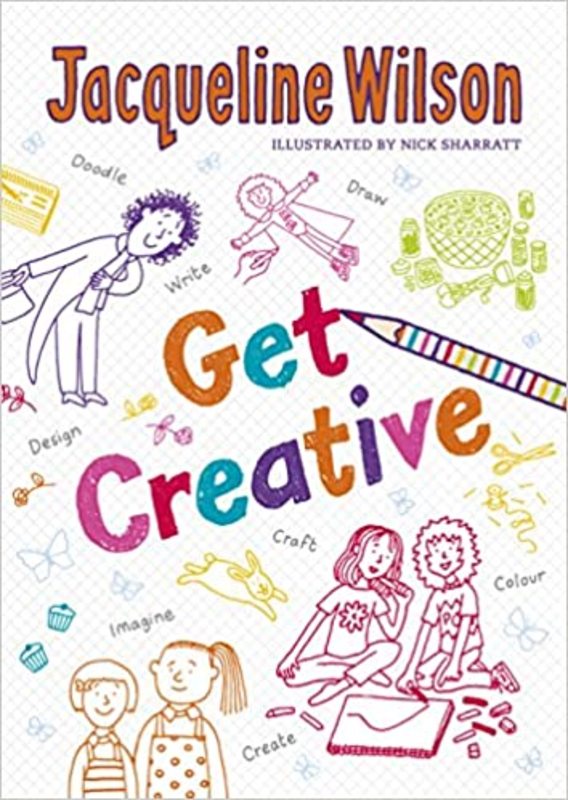 Book cover for "The Get Creative Journal" by Jacqueline Wilson