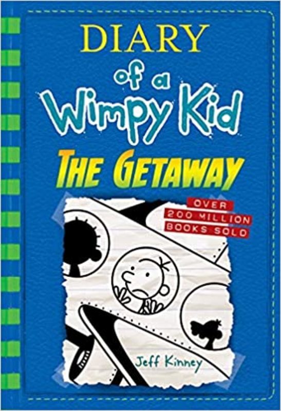 Book cover for "The Getaway" by Jeff Kinney