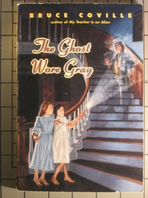 Book cover for "The Ghost Wore Gray" by Bruce Coville
