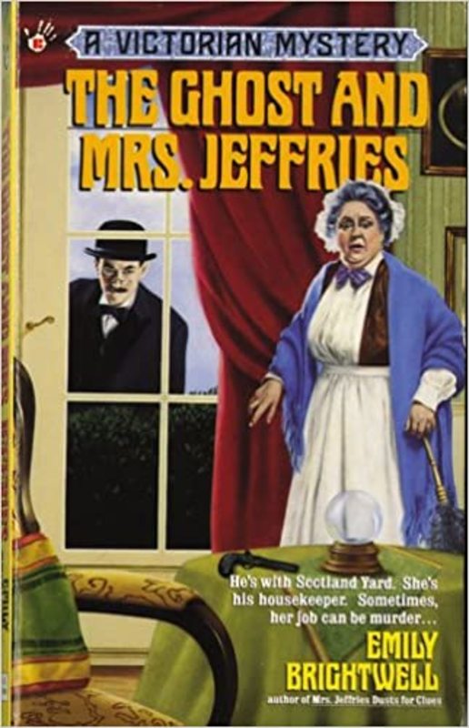 Book cover for "The Ghost and Mrs. Jeffries" by Emily Brightwell