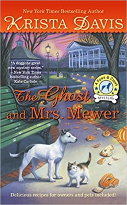 Book cover for "The Ghost and Mrs. Mewer" by Krista Davis