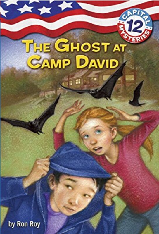 Book cover for "The Ghost at Camp David" by Ron Roy