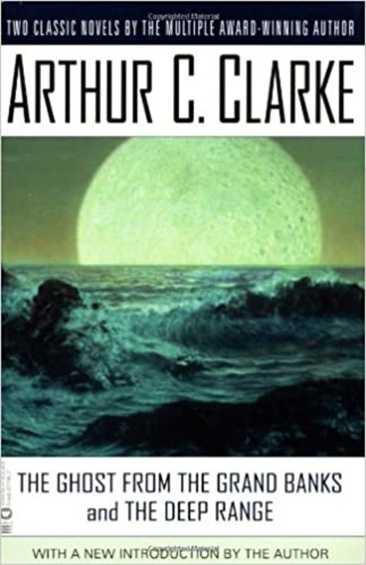Book cover for "The Ghost from the Grand Banks" by Arthur C. Clarke