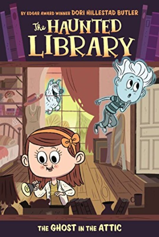 Book cover for "The Ghost in the Attic" by Dori Hillestad Butler