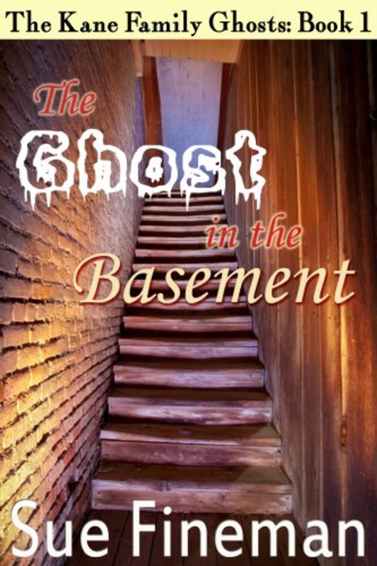 Book cover for "The Ghost in the Basement" by Sue Fineman