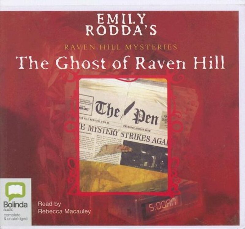 Book cover for "The Ghost of Raven Hill" by Emily Rodda