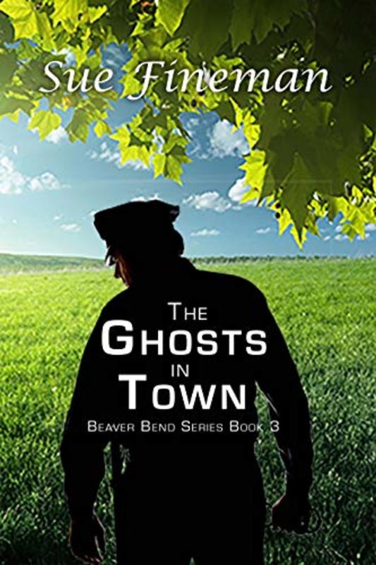 Book cover for "The Ghosts in Town" by Sue Fineman