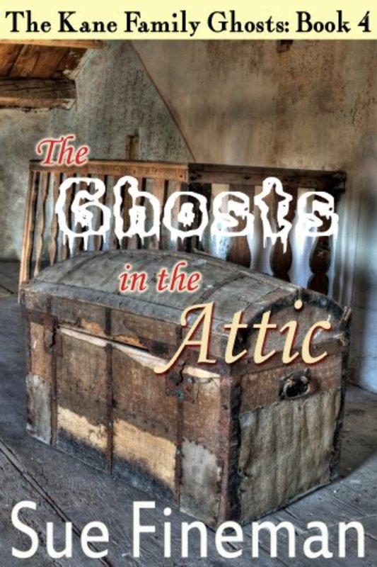 Book cover for "The Ghosts in the Attic" by Sue Fineman