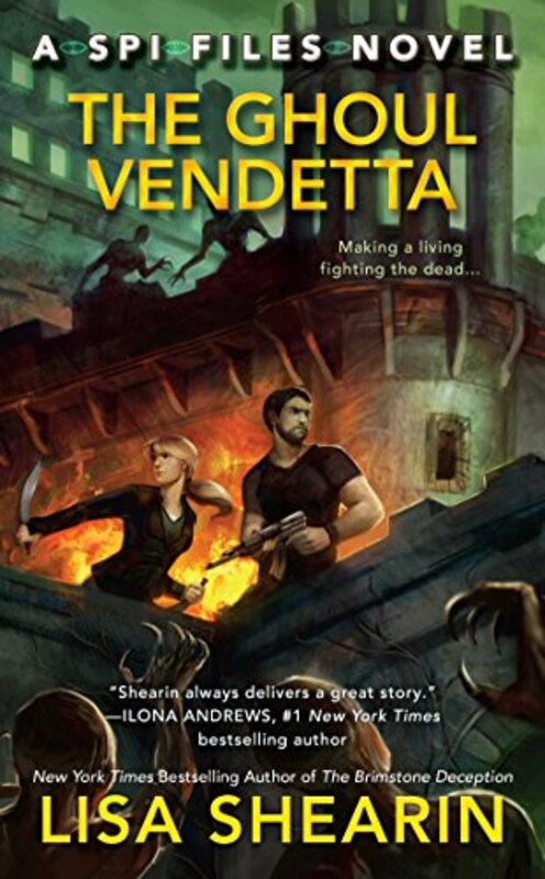 Book cover for "The Ghoul Vendetta" by Lisa Shearin
