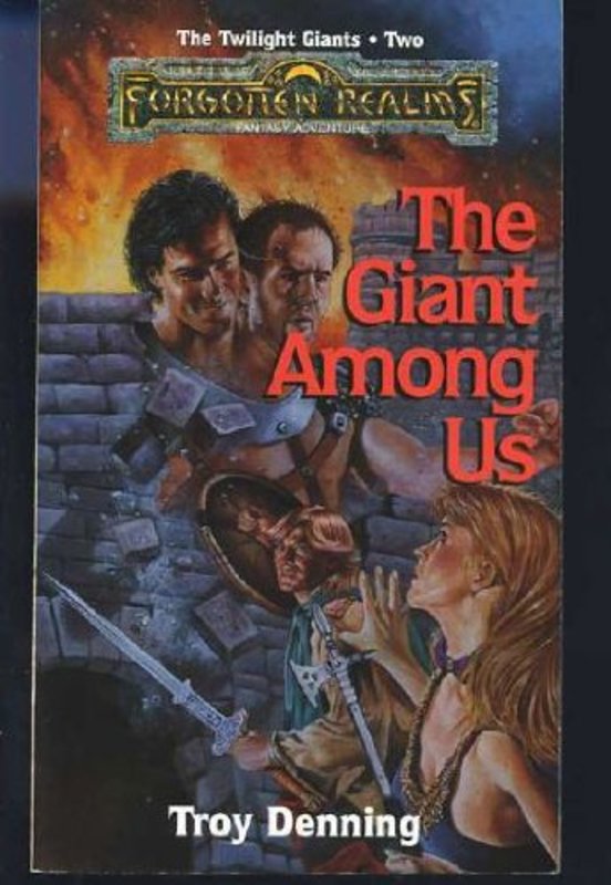 Book cover for "The Giant Among Us" by Troy Denning