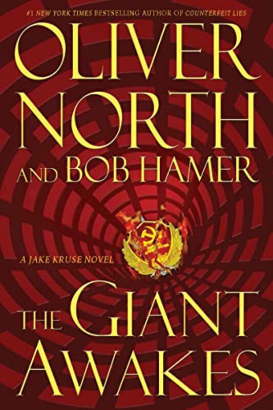 Book cover for "The Giant Awakes" by Oliver North