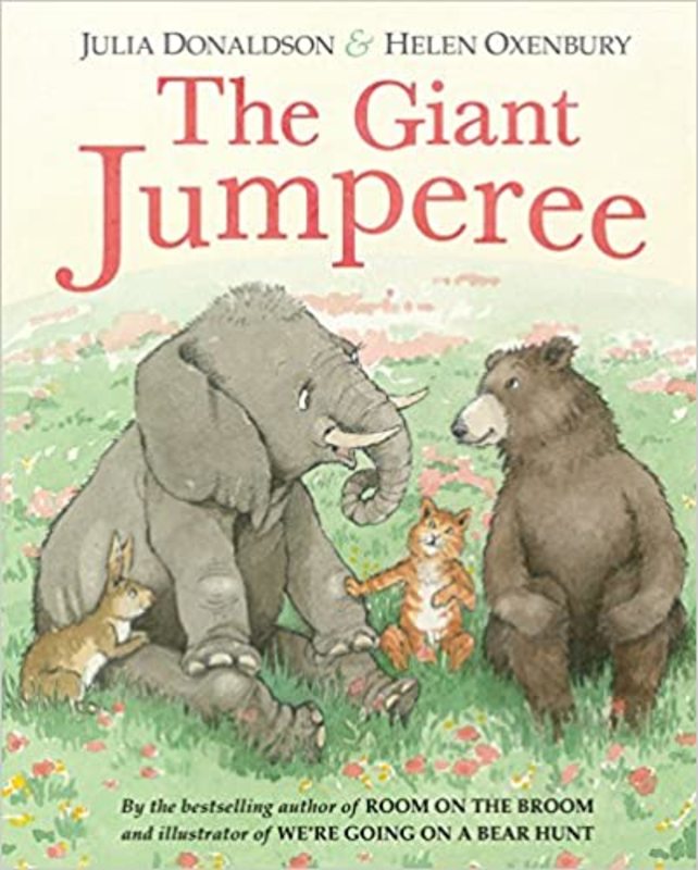 Book cover for "The Giant Jumperee" by Julia Donaldson