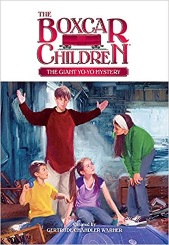 Book cover for "The Giant Yo-yo Mystery" by Gertrude Chandler Warner