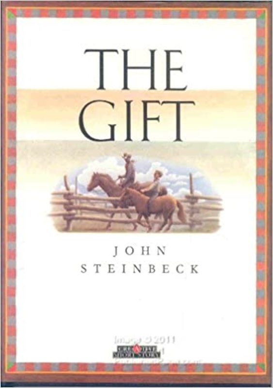Book cover for "The Gift" by John Steinbeck