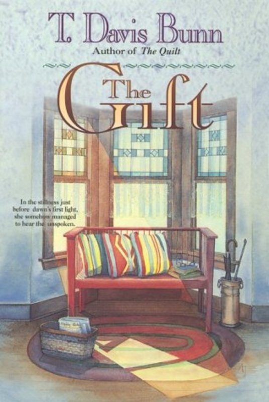 Book cover for "The Gift" by T Davis Bunn