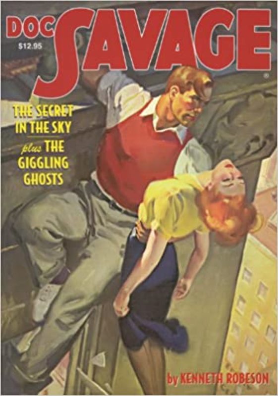 Book cover for "The Giggling Ghosts" by Lester Dent