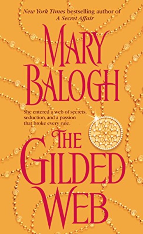 Book cover for "The Gilded Web" by Mary Balogh