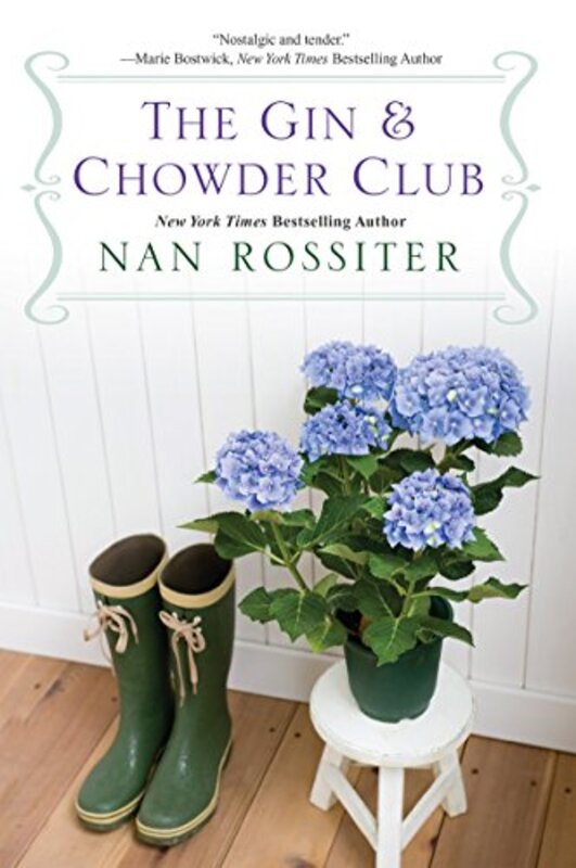 Book cover for "The Gin and Chowder Club" by Nan Rossiter