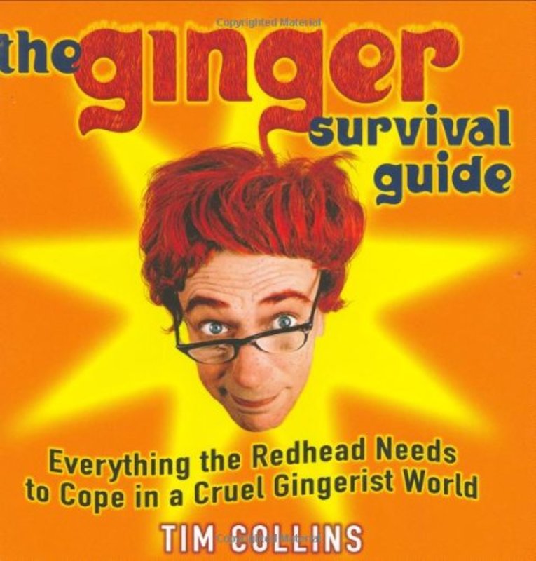Book cover for "The Ginger Survival Guide" by Tim Collins