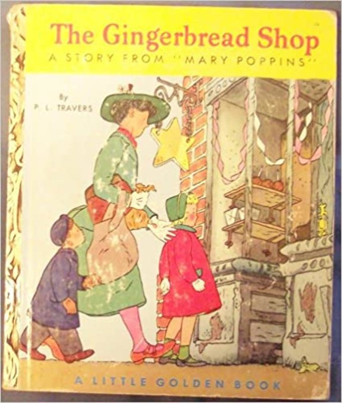 Book cover for "The Gingerbread Shop" by PL Travers