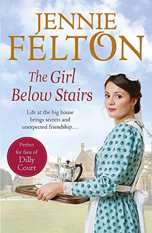 Book cover for "The Girl Below Stairs" by Jennie Felton