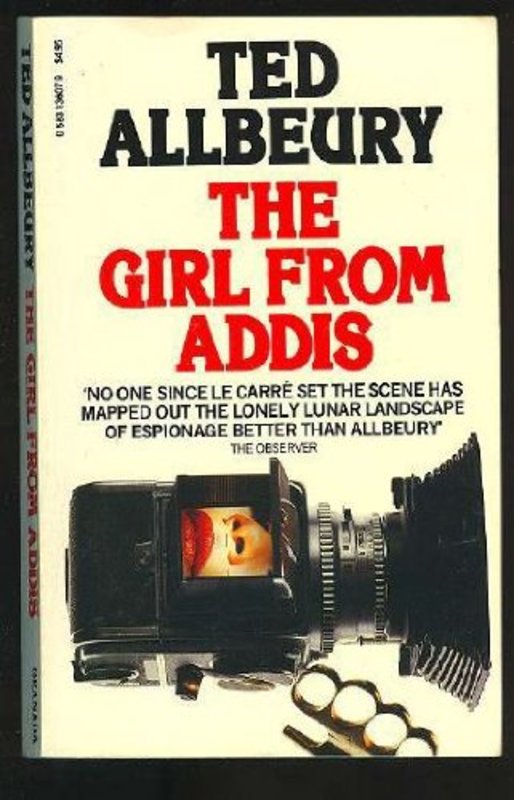 Book cover for "The Girl From Addis" by Ted Allbeury