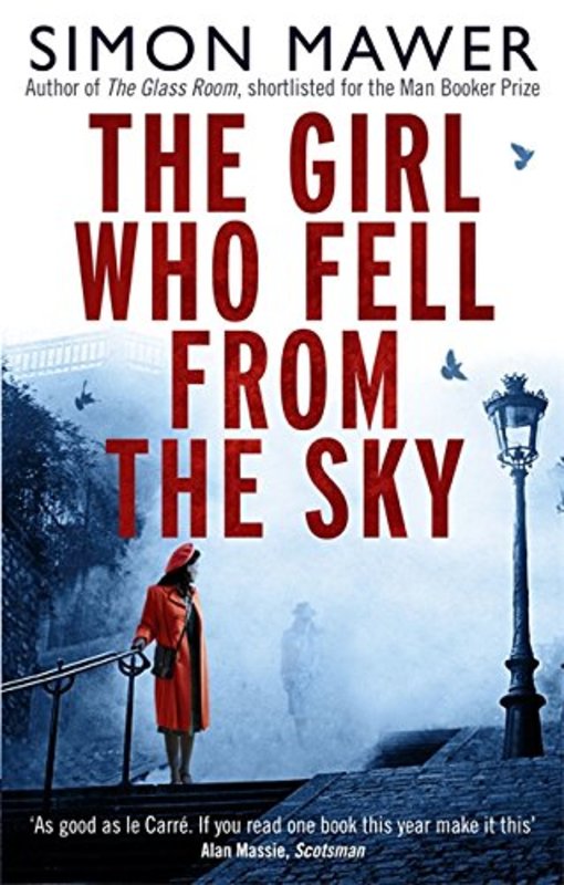 Book cover for "The Girl Who Fell From the Sky / Trapeze" by Simon Mawer