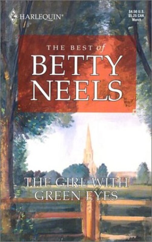 Book cover for "The Girl with Green Eyes" by Betty Neels