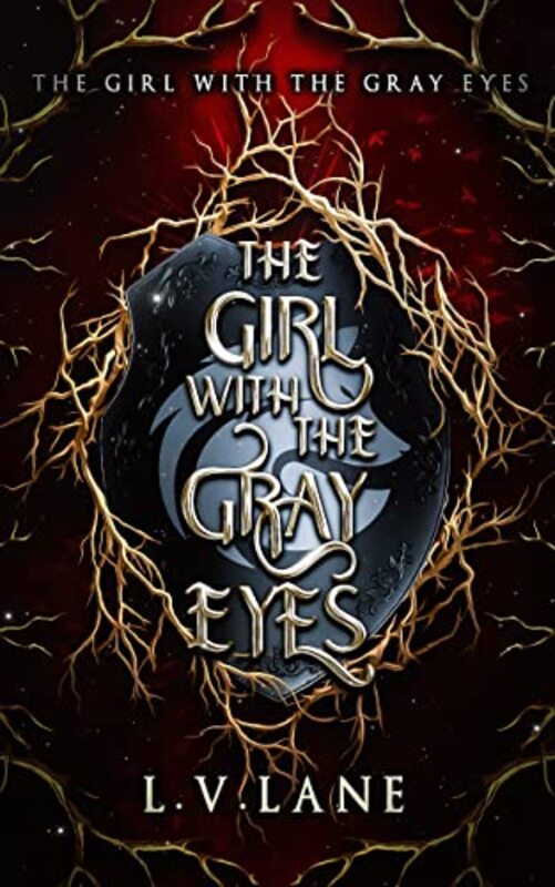 Book cover for "The Girl with the Gray Eyes" by LV Lane