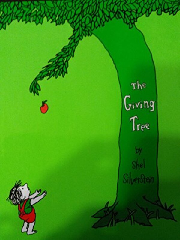 Book cover for "The Giving Tree" by Shel Silverstein