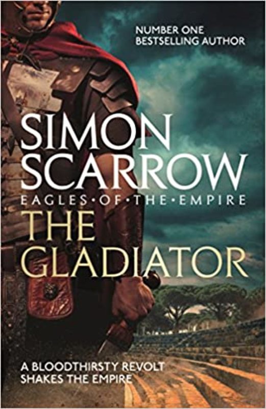 Book cover for "The Gladiator" by Simon Scarrow