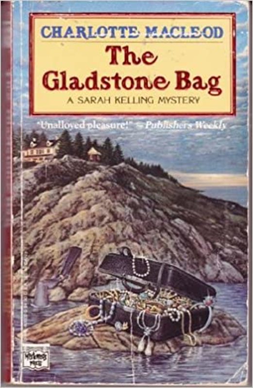Book cover for "The Gladstone Bag" by Charlotte MacLeod