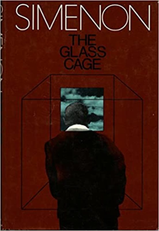 Book cover for "The Glass Cage" by Georges Simenon