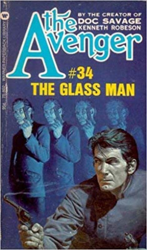 Book cover for "The Glass Man" by Kenneth Robeson