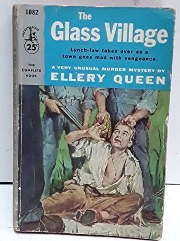 Book cover for "The Glass Village" by Ellery Queen