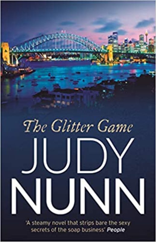 Book cover for "The Glitter Game" by Judy Nunn
