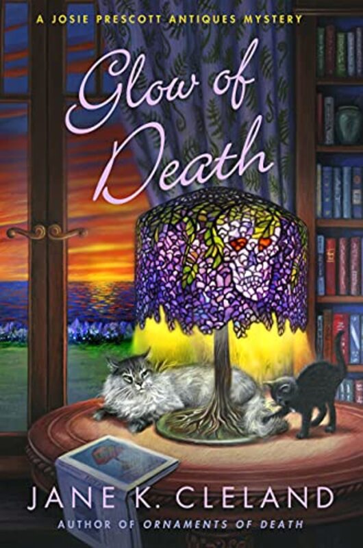 Book cover for "The Glow of Death" by Jane K Cleland
