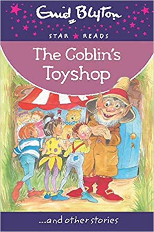 Book cover for "The Goblin's Toyshop" by Enid Blyton