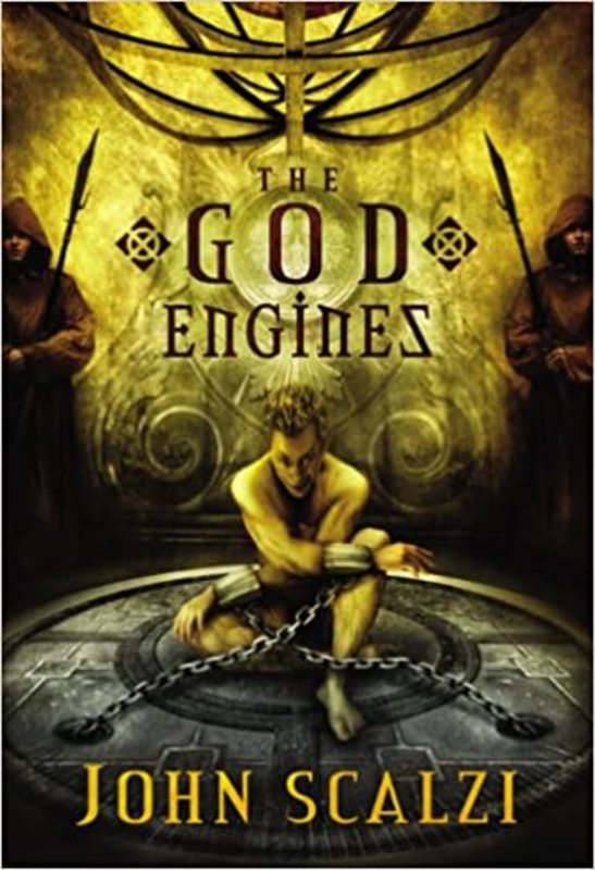 Book cover for "The God Engines"