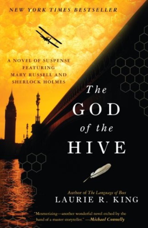 Book cover for "The God of the Hive" by Laurie R King