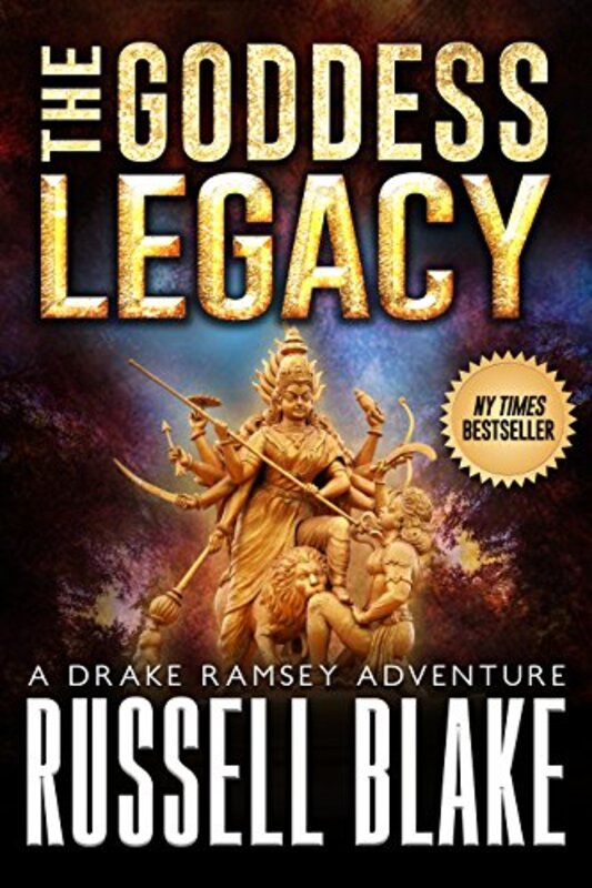 Book cover for "The Goddess Legacy" by Russell Blake