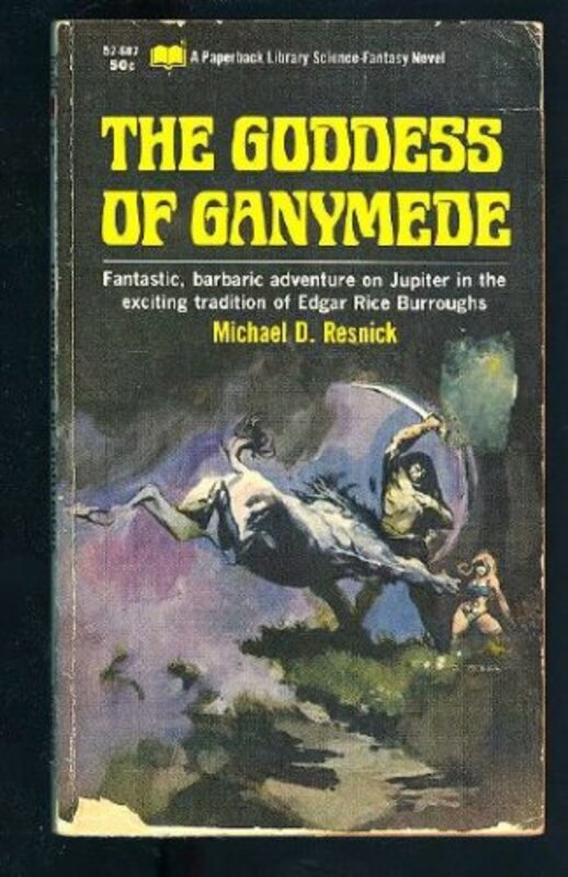 Book cover for "The Goddess Of Ganymede" by Mike Resnick
