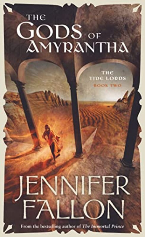 Book cover for "The Gods of Amyrantha" by Jennifer Fallon