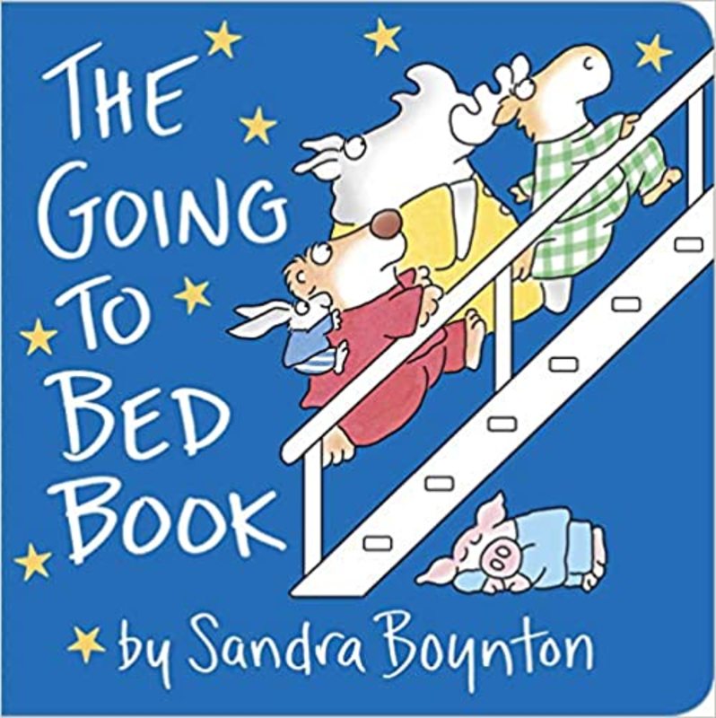 Book cover for "The Going to Bed Book" by Sandra Boynton