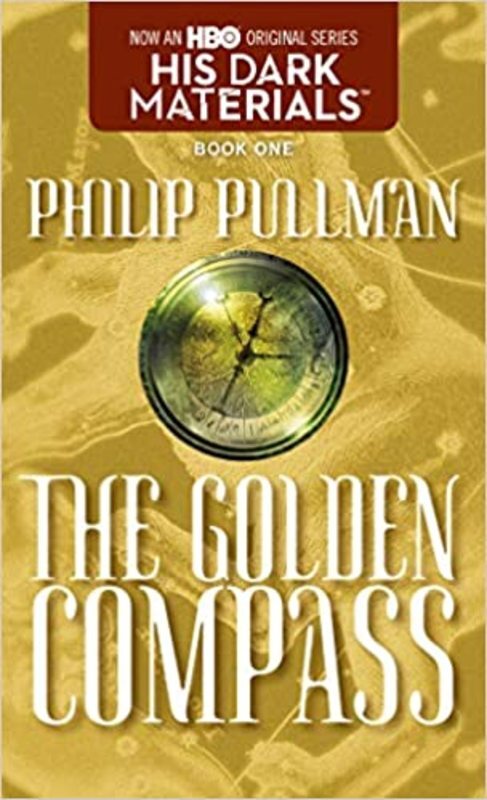 Book cover for "The Golden Compass" by Philip Pullman