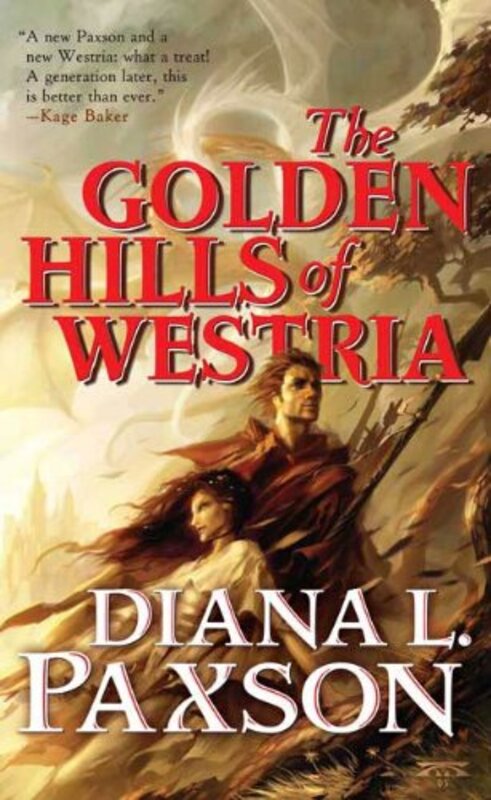 Book cover for "The Golden Hills of Westria" by Diana L Paxson